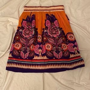 SALE! Anthropologie silk a-line skirt